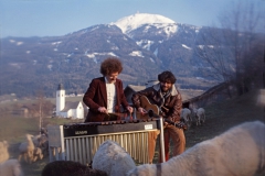 Jazzzwio, Cover zur LP "Gegenwind", 1979, Foto: Sepp Hofer