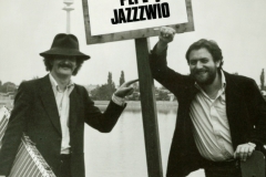 Jazzzwio an der Donau in Wien, ca 1980, Foto: Stella Pirchner