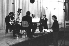 WP bei einer Probe im Konservatoriumssaal Innsbruck, 1984, Foto: privat